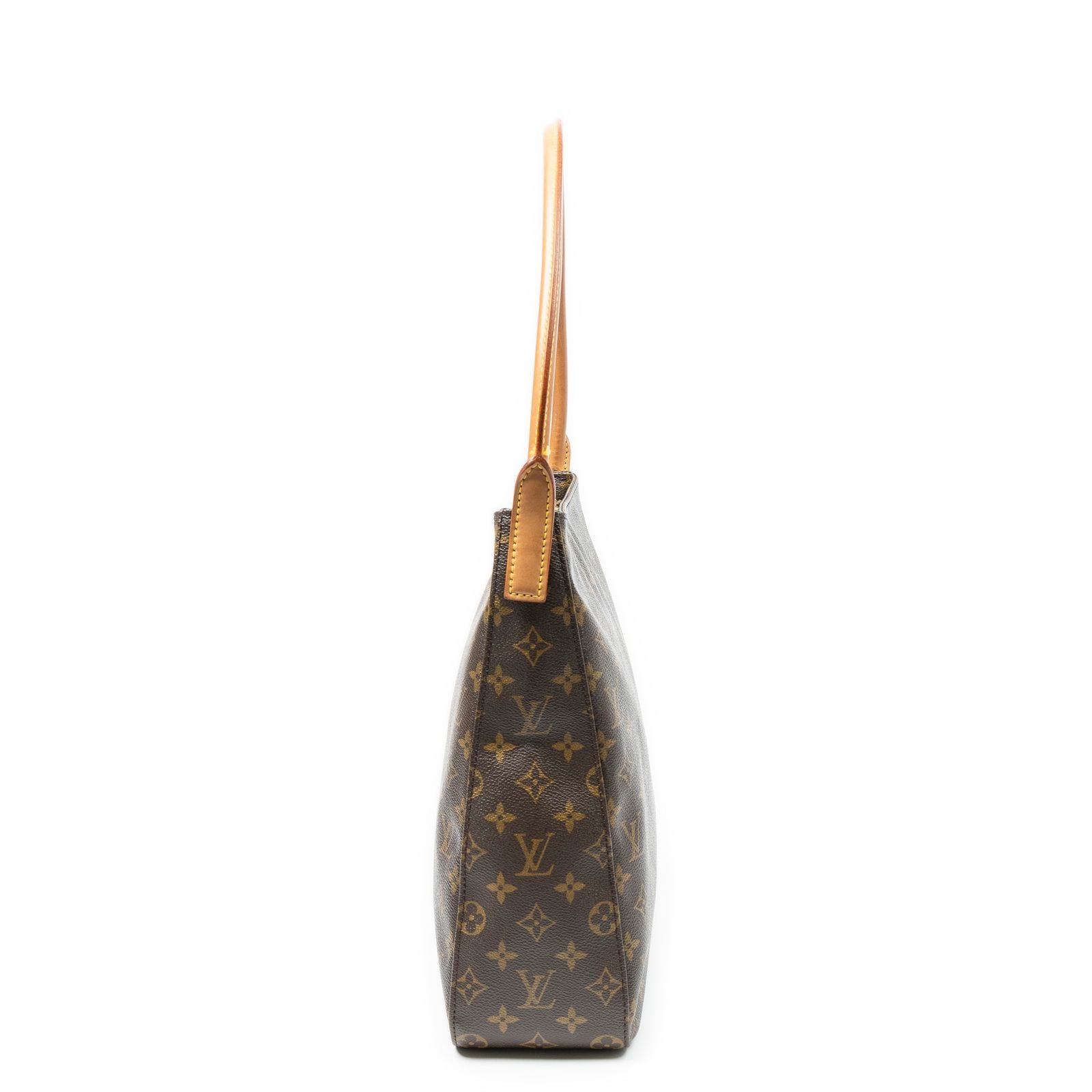 Louis Vuitton Looping Brown Monogram Canvas Shoulder — view 4