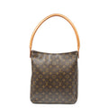 Louis Vuitton Looping Brown Monogram Canvas Shoulder