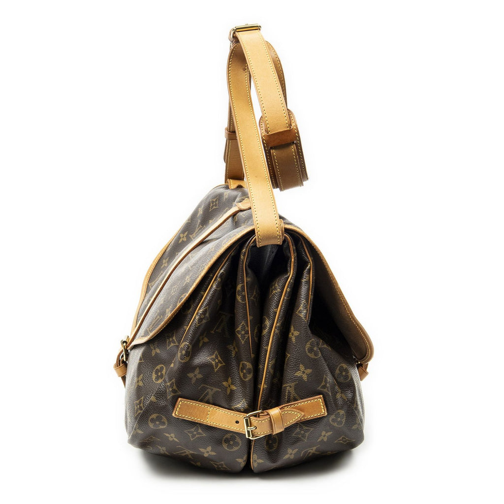 Louis Vuitton Saumur Brown Monogram Canvas — view 3