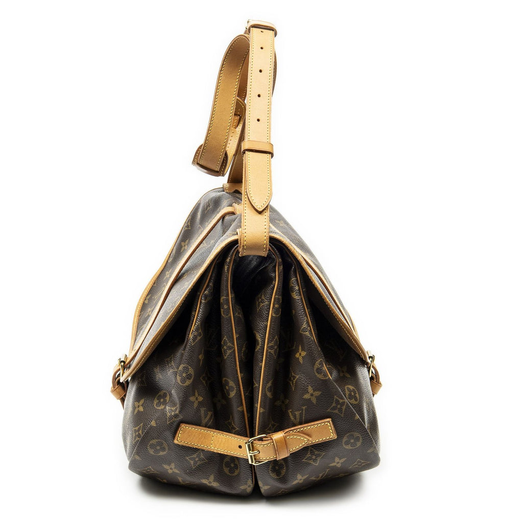 Louis Vuitton Saumur Brown Monogram Canvas — view 4