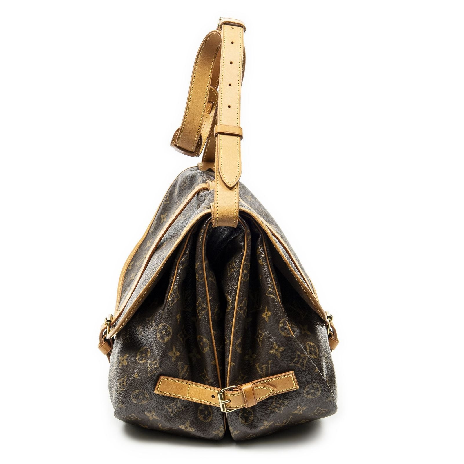 Louis Vuitton Saumur Brown Monogram Canvas — view 4
