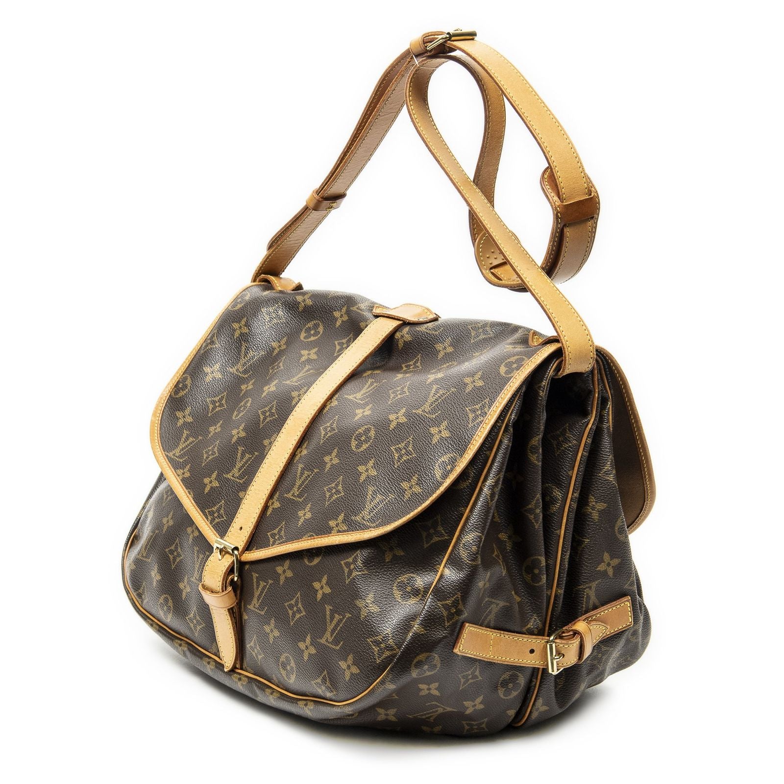 Louis Vuitton Saumur Brown Monogram Canvas — view 2