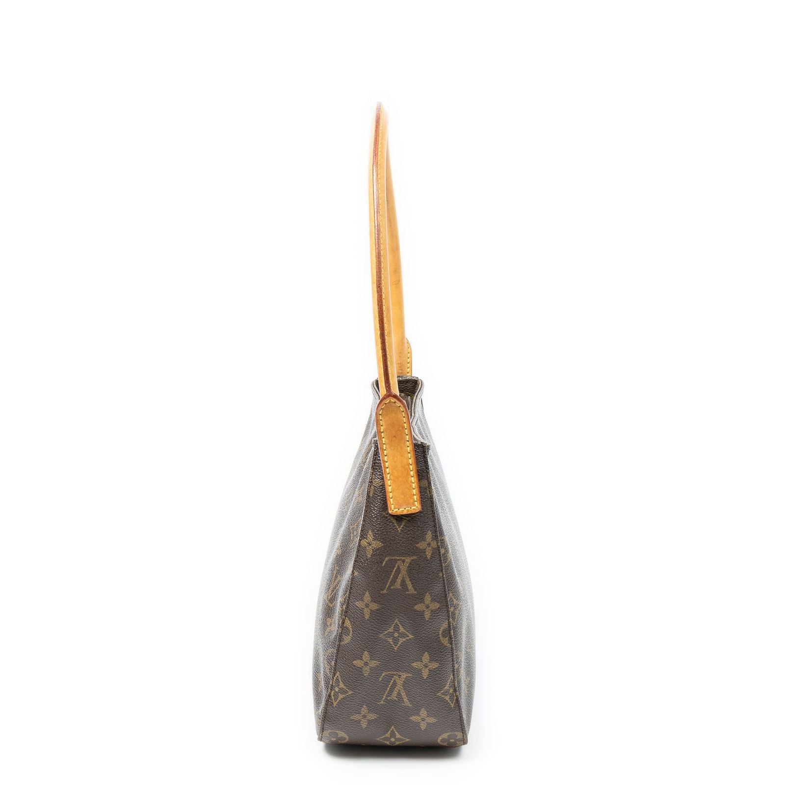 Louis Vuitton Looping Brown Monogram Canvas Shoulder — view 3
