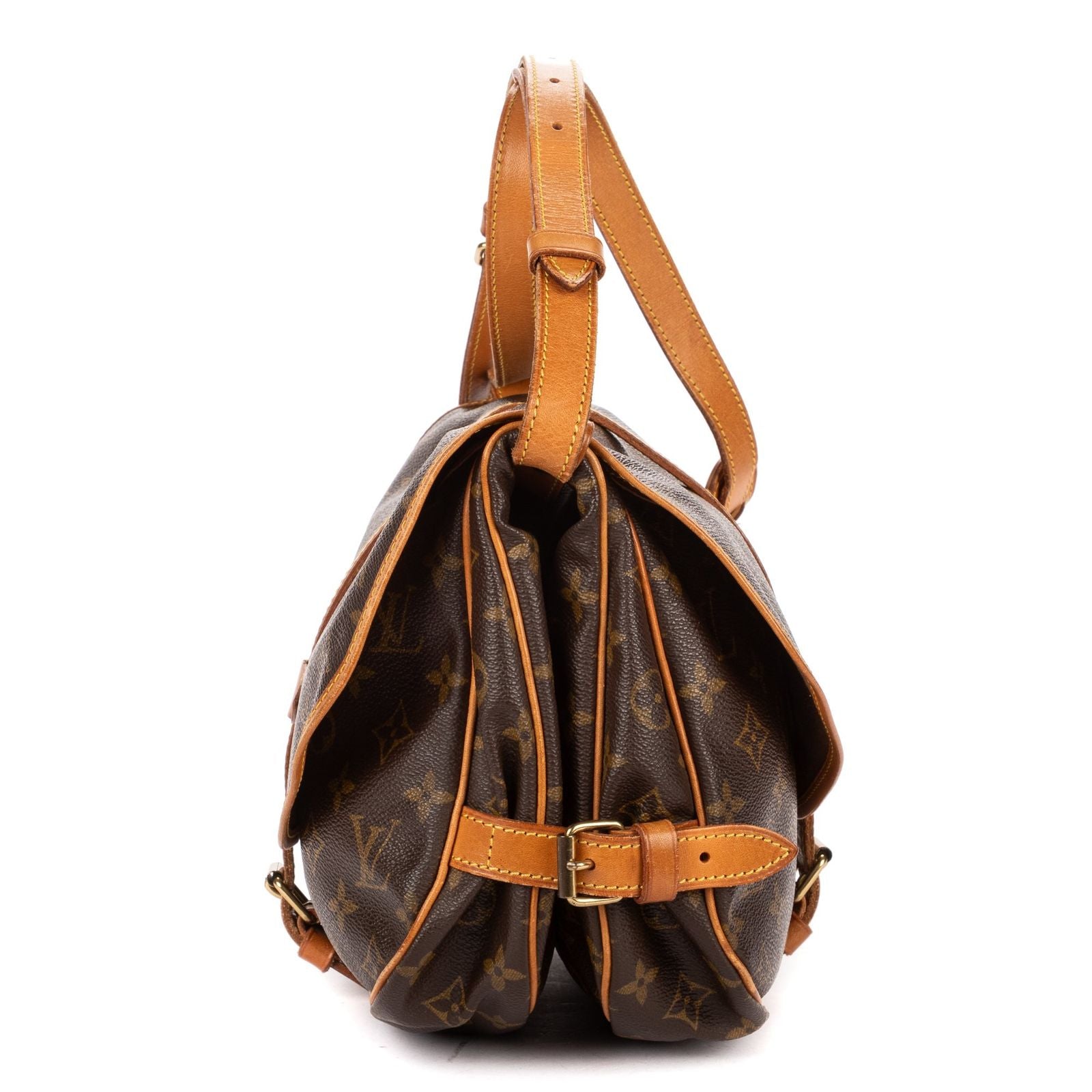 Louis Vuitton Saumur Brown Monogram Canvas — view 4