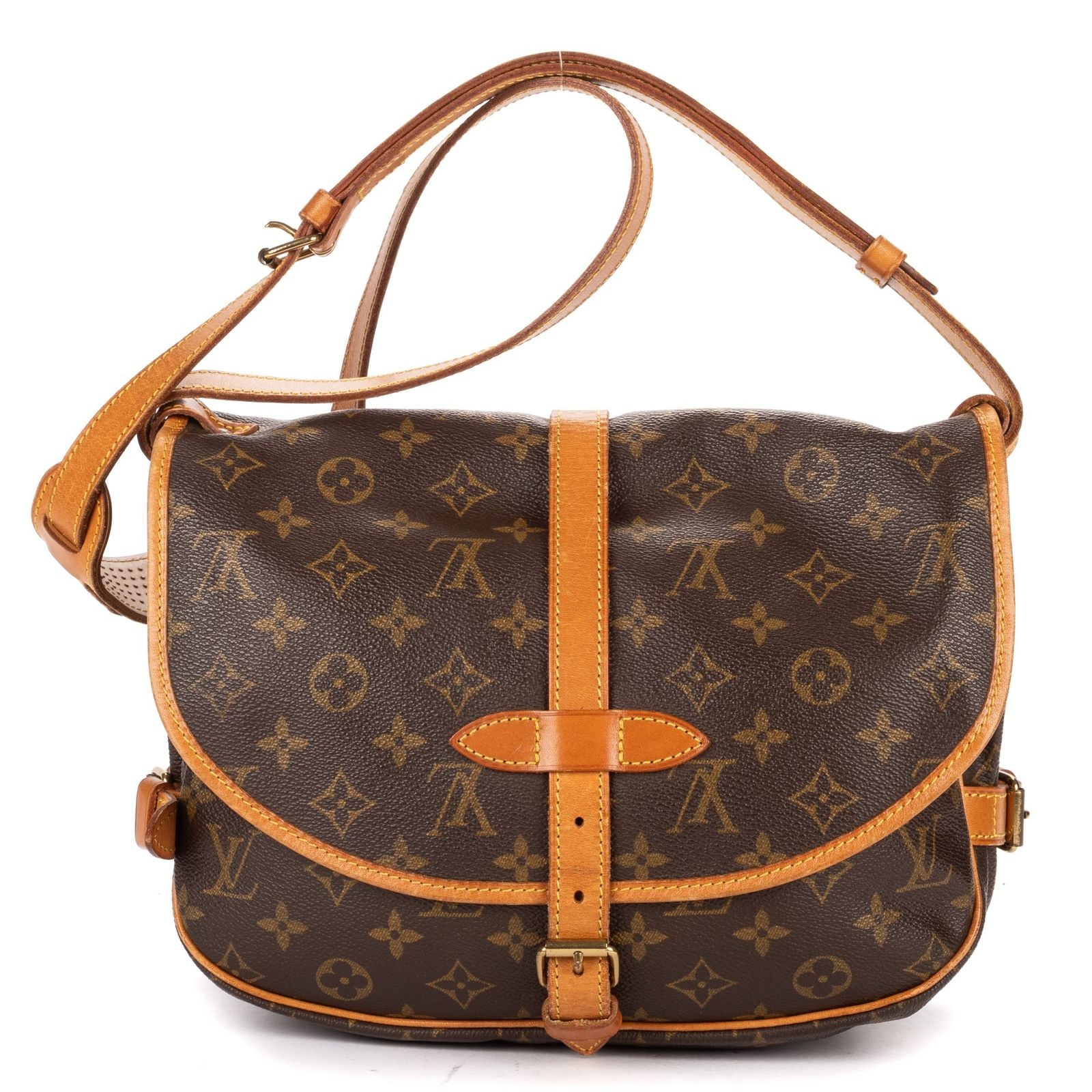 Louis Vuitton Saumur Brown Monogram Canvas — view 5