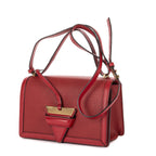 Loewe Medium Barcelona Red Grain Calf Leather Shoulder — view 2