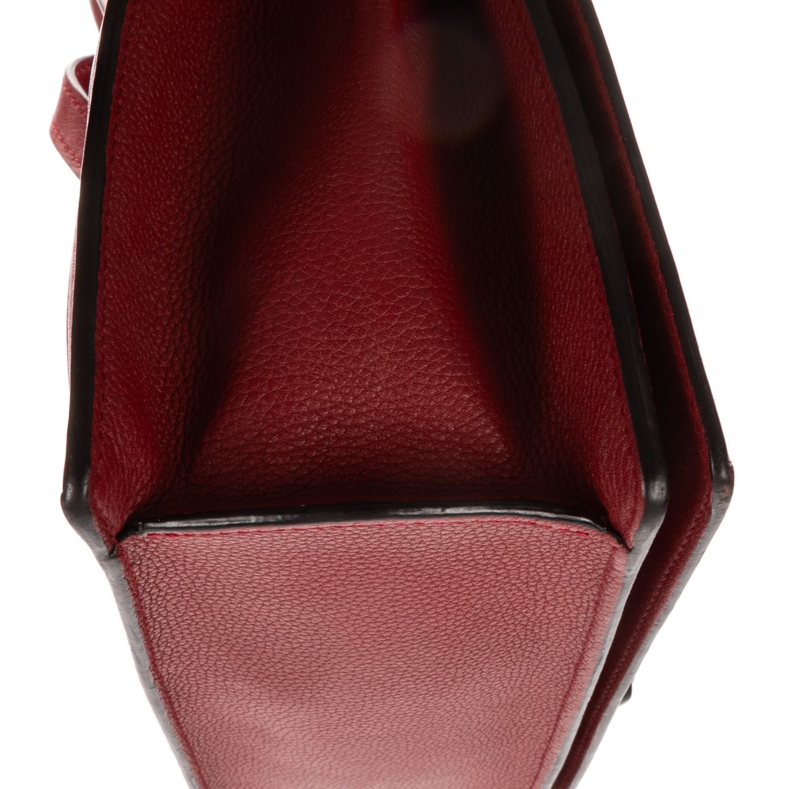 Loewe Medium Barcelona Red Grain Calf Leather Shoulder — view 8