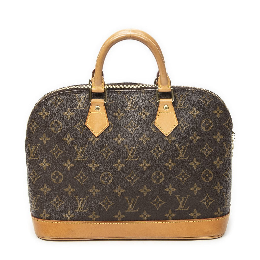 Louis Vuitton Alma Brown Monogram Canvas Handbag