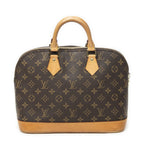 Louis Vuitton Alma Brown Monogram Canvas Handbag