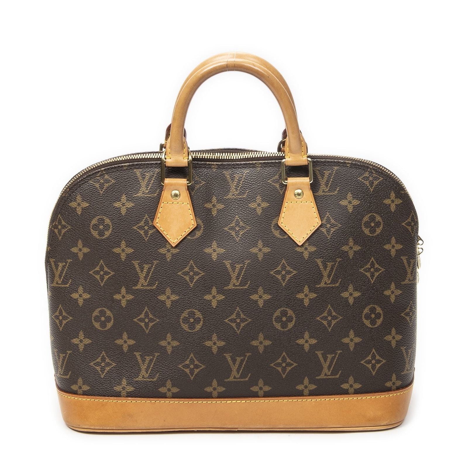Louis Vuitton Alma Brown Monogram Canvas Handbag