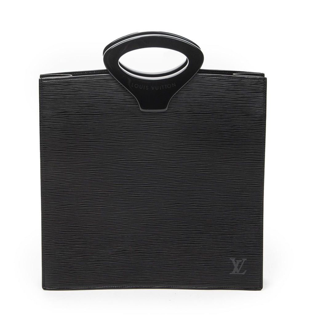 Louis Vuitton Black Epi Handbag