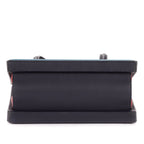 Loewelondon Postal Top Handle Bag Blue Navy Printcalfskin Leather — view 6