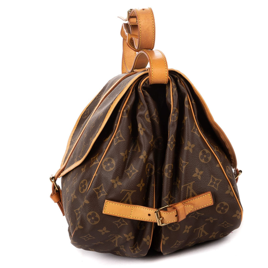 Louis Vuitton Saumur Brown Monogram Canvas — view 3