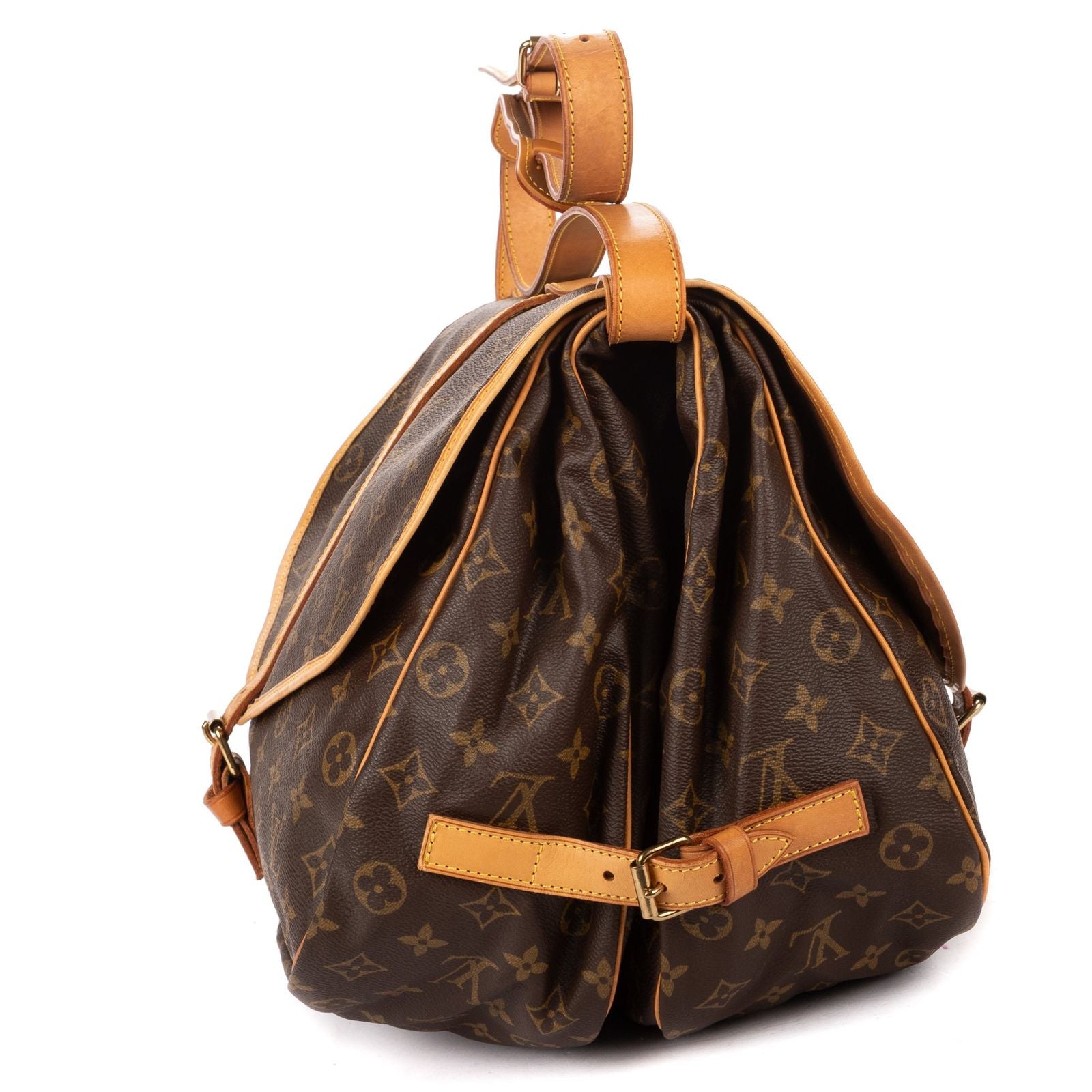 Louis Vuitton Saumur Brown Monogram Canvas — view 3