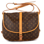 Louis Vuitton Saumur Brown Monogram Canvas — view 5