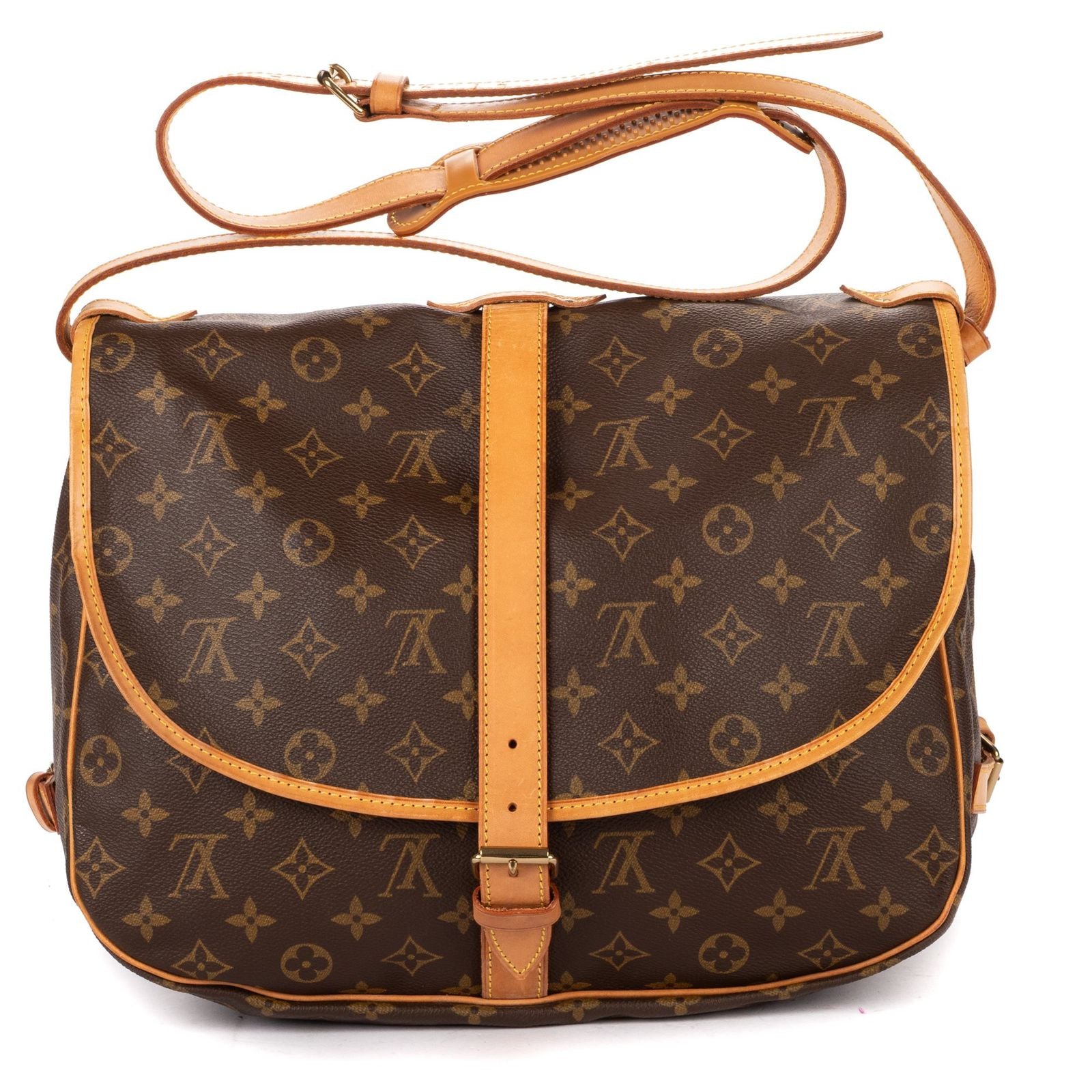 Louis Vuitton Saumur Brown Monogram Canvas — view 5