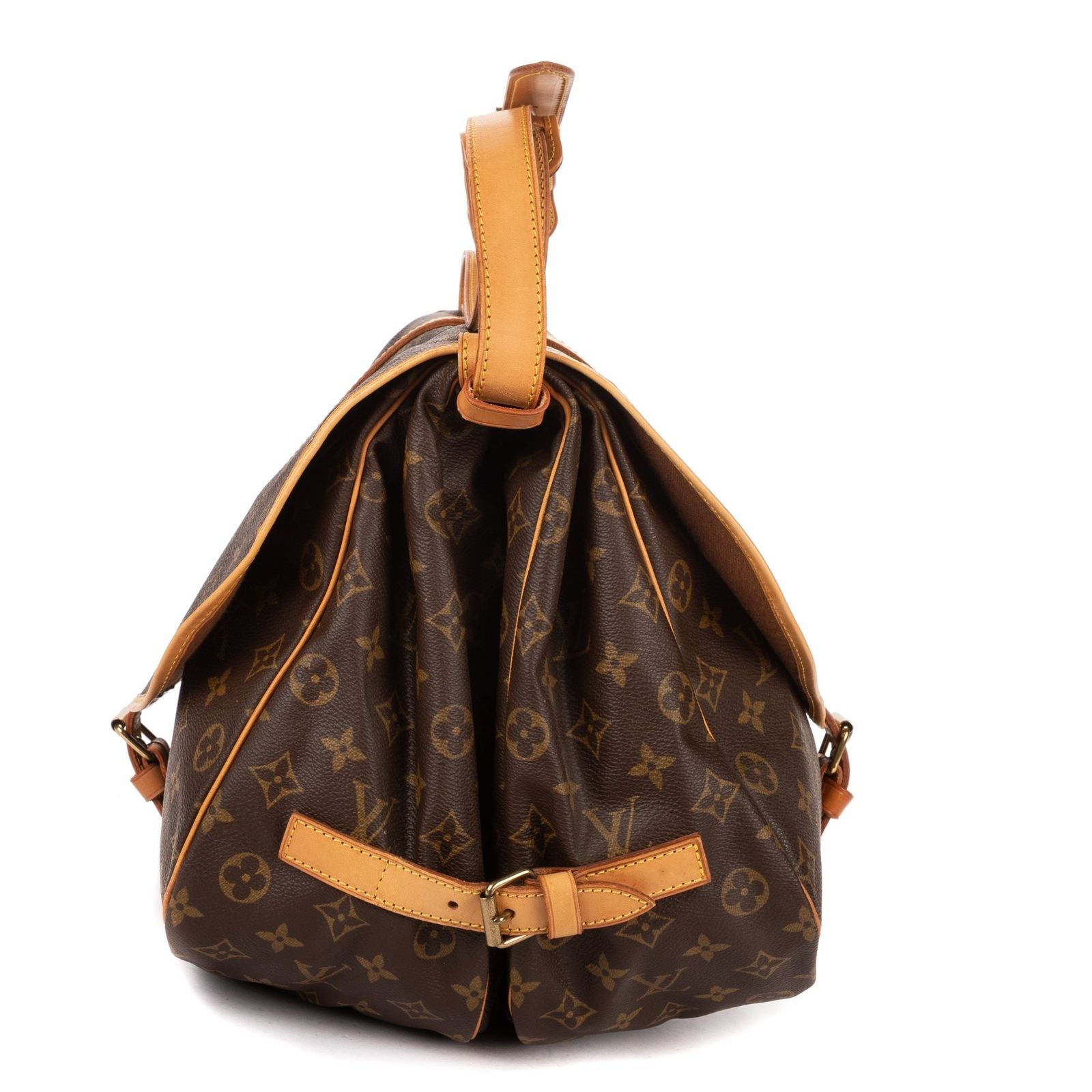 Louis Vuitton Saumur Brown Monogram Canvas — view 4