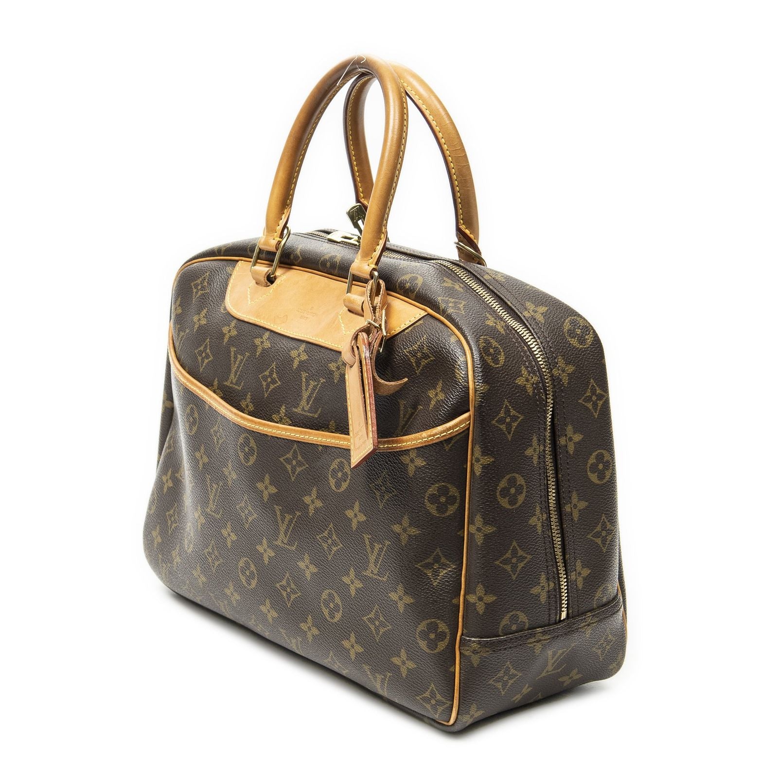 Louis Vuitton Deauville Brown Monogram Canvas Handbag — view 2