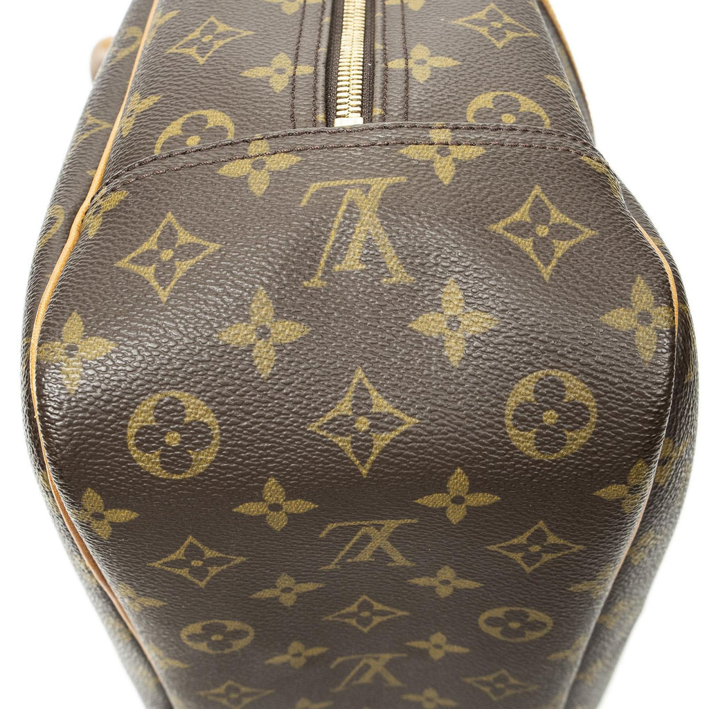 Louis Vuitton Deauville Brown Monogram Canvas Handbag — view 7