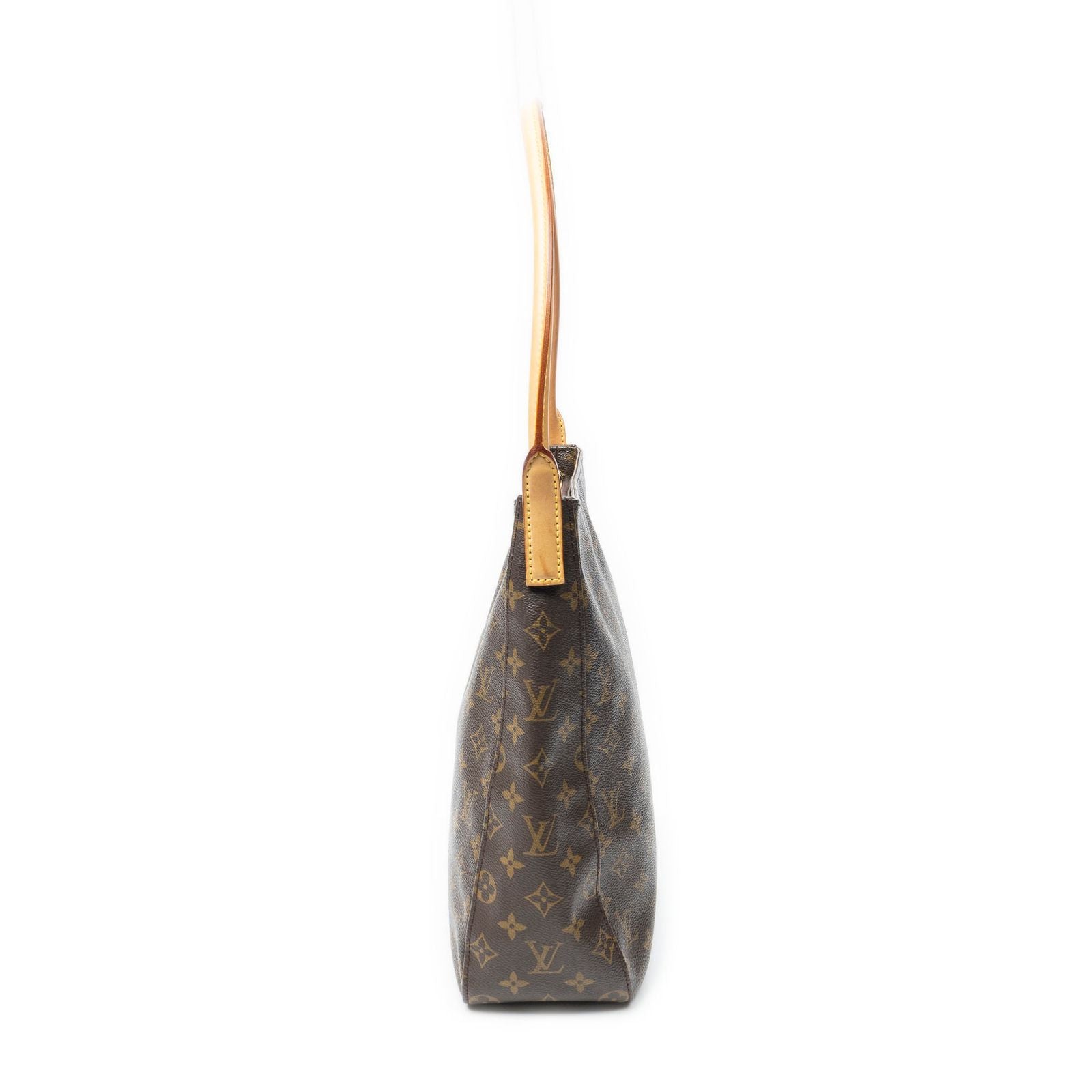 Louis Vuitton Looping Brown Monogram Canvas Shoulder — view 3