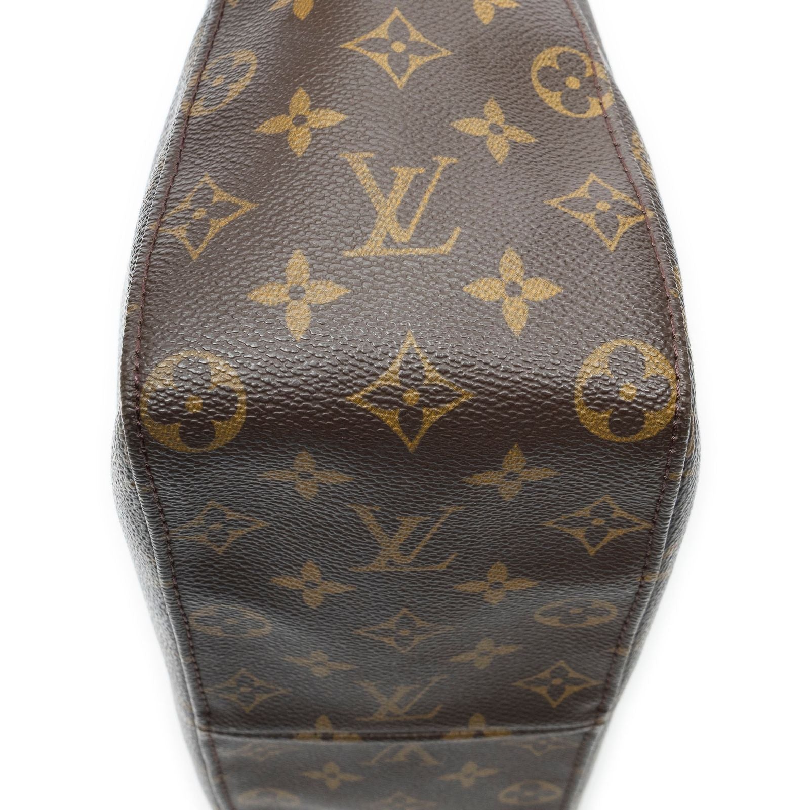 Louis Vuitton Looping Brown Monogram Canvas Shoulder — view 8