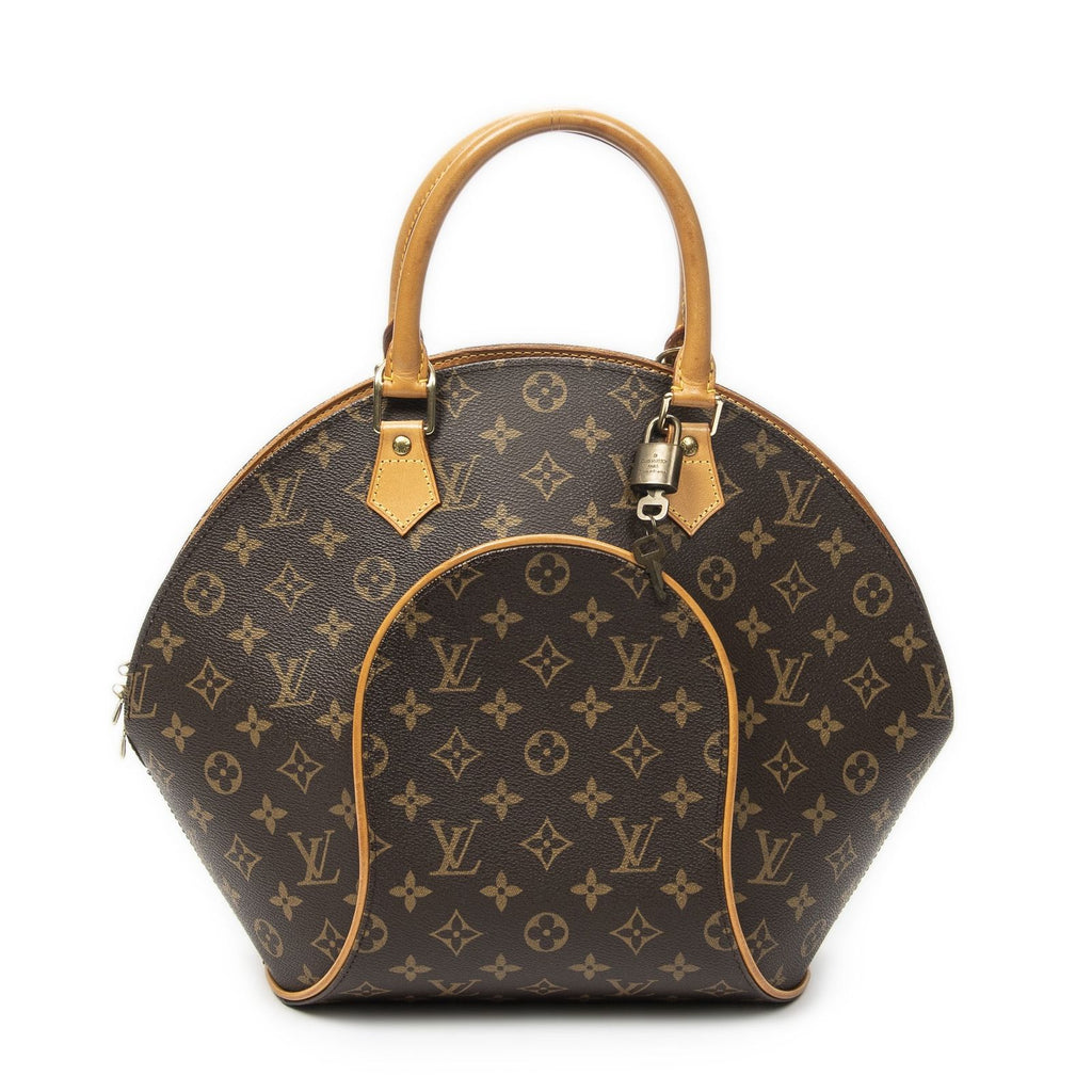 Louis Vuitton Ellipse Brown Monogram Canvas Handbag