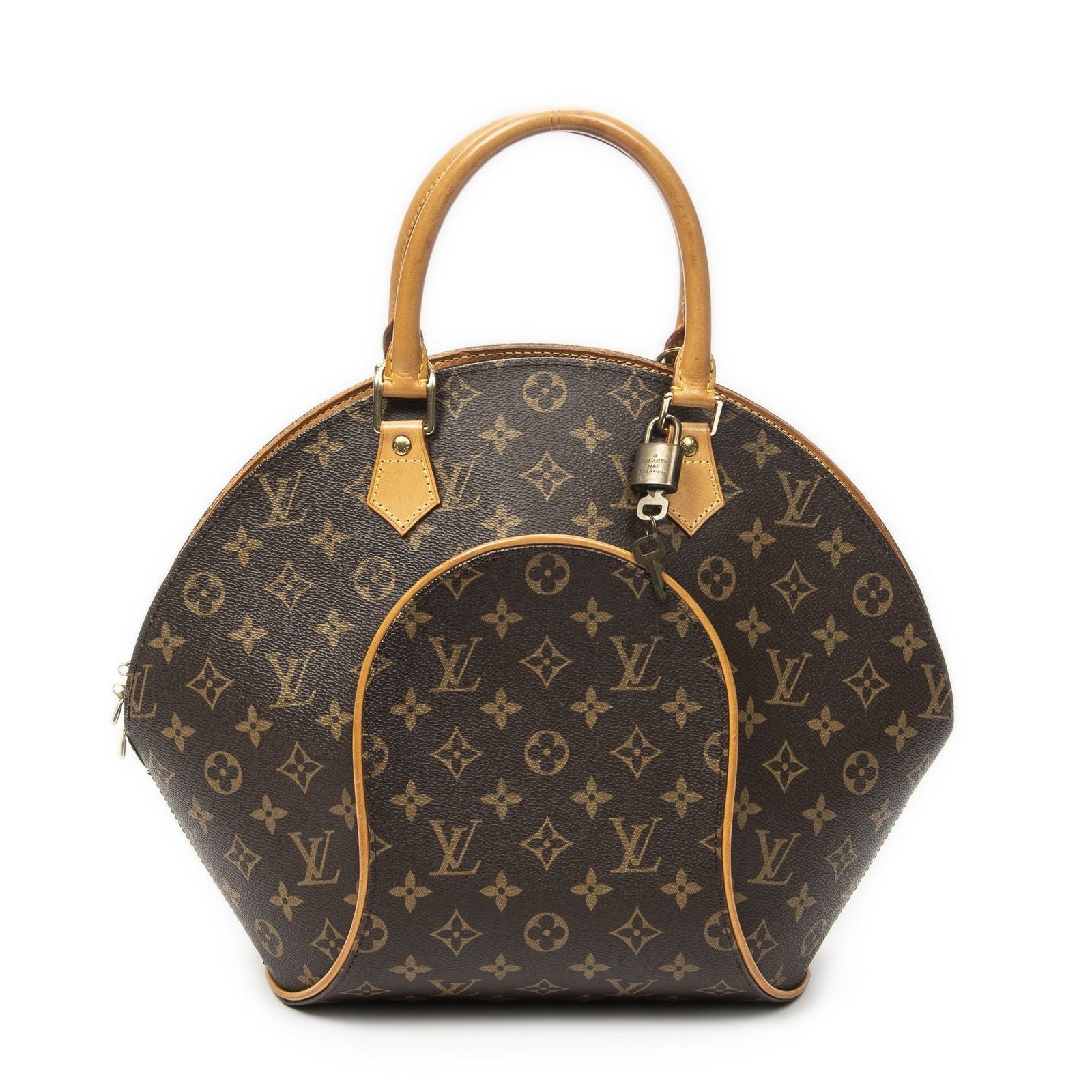 Louis Vuitton Ellipse Brown Monogram Canvas Handbag