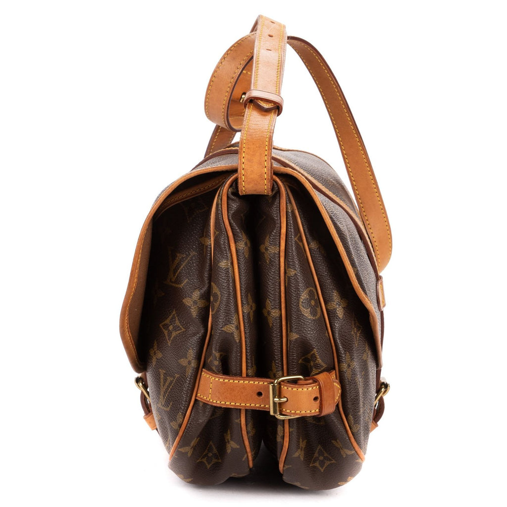Louis Vuitton Saumur Brown Monogram Canvas — view 4