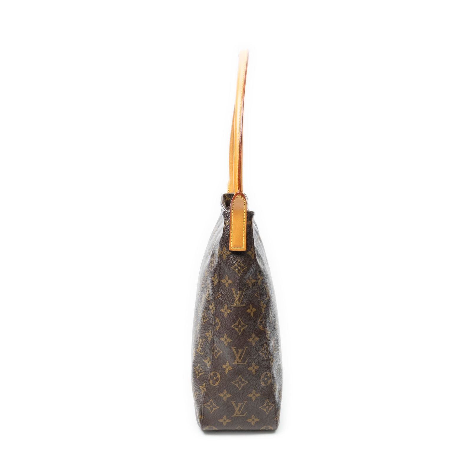 Louis Vuitton Looping Brown Monogram Canvas Shoulder — view 3