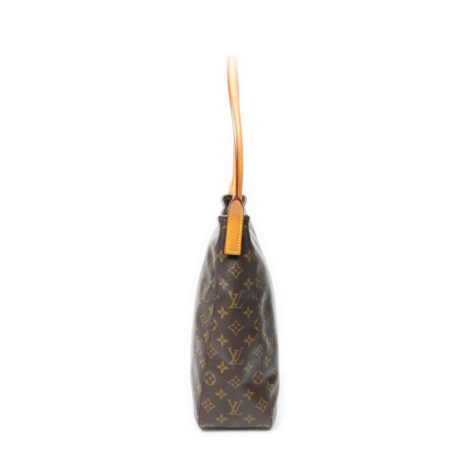Louis Vuitton Looping Brown Monogram Canvas Shoulder — view 4