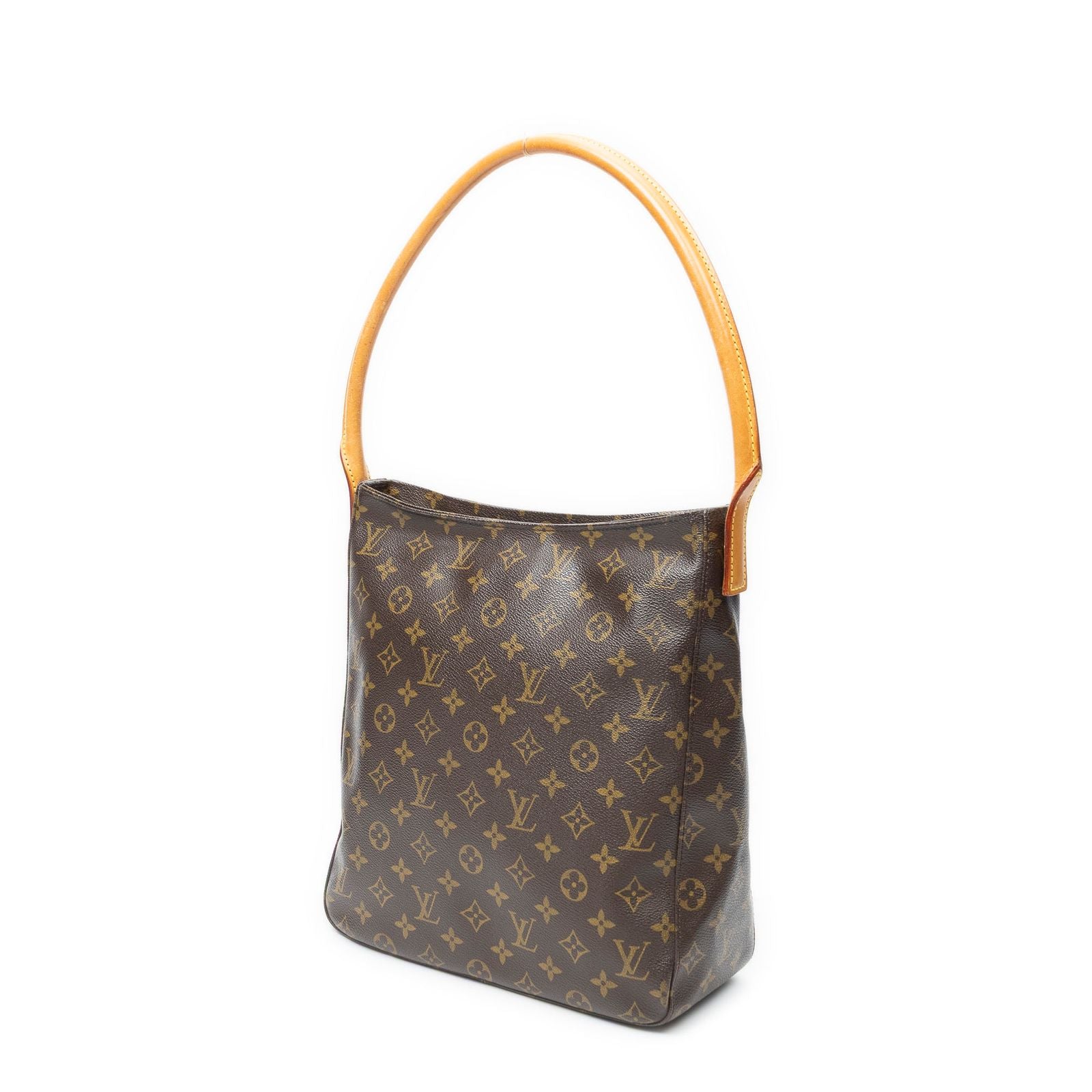 Louis Vuitton Looping Brown Monogram Canvas Shoulder — view 2