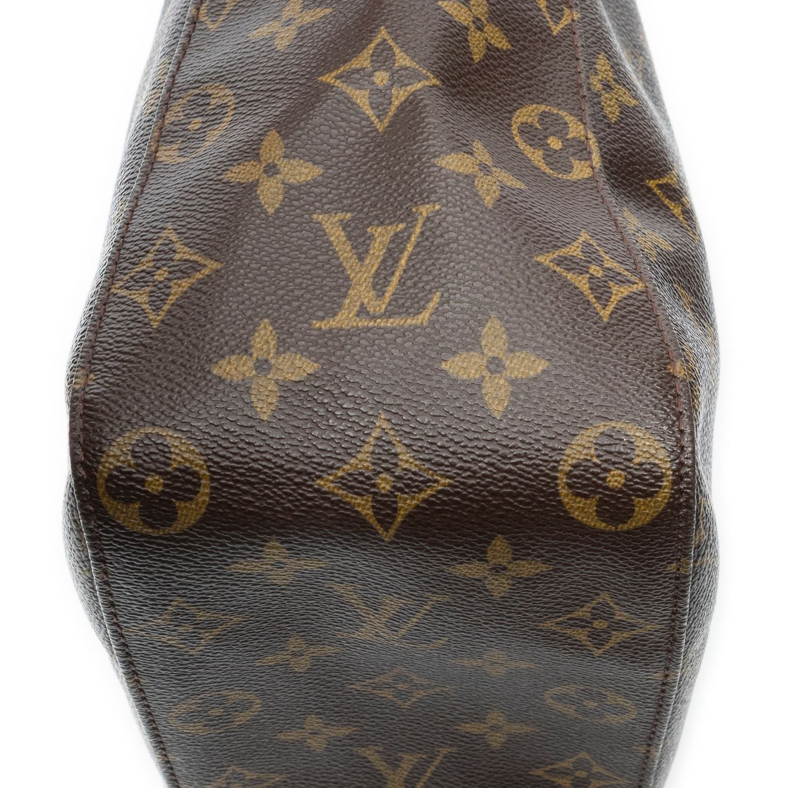 Louis Vuitton Looping Brown Monogram Canvas Shoulder — view 8
