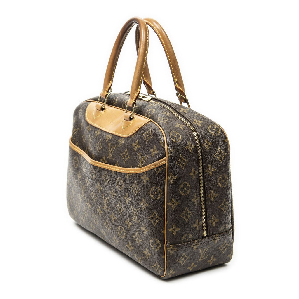 Louis Vuitton Deauville Brown Monogram Canvas Handbag — view 2