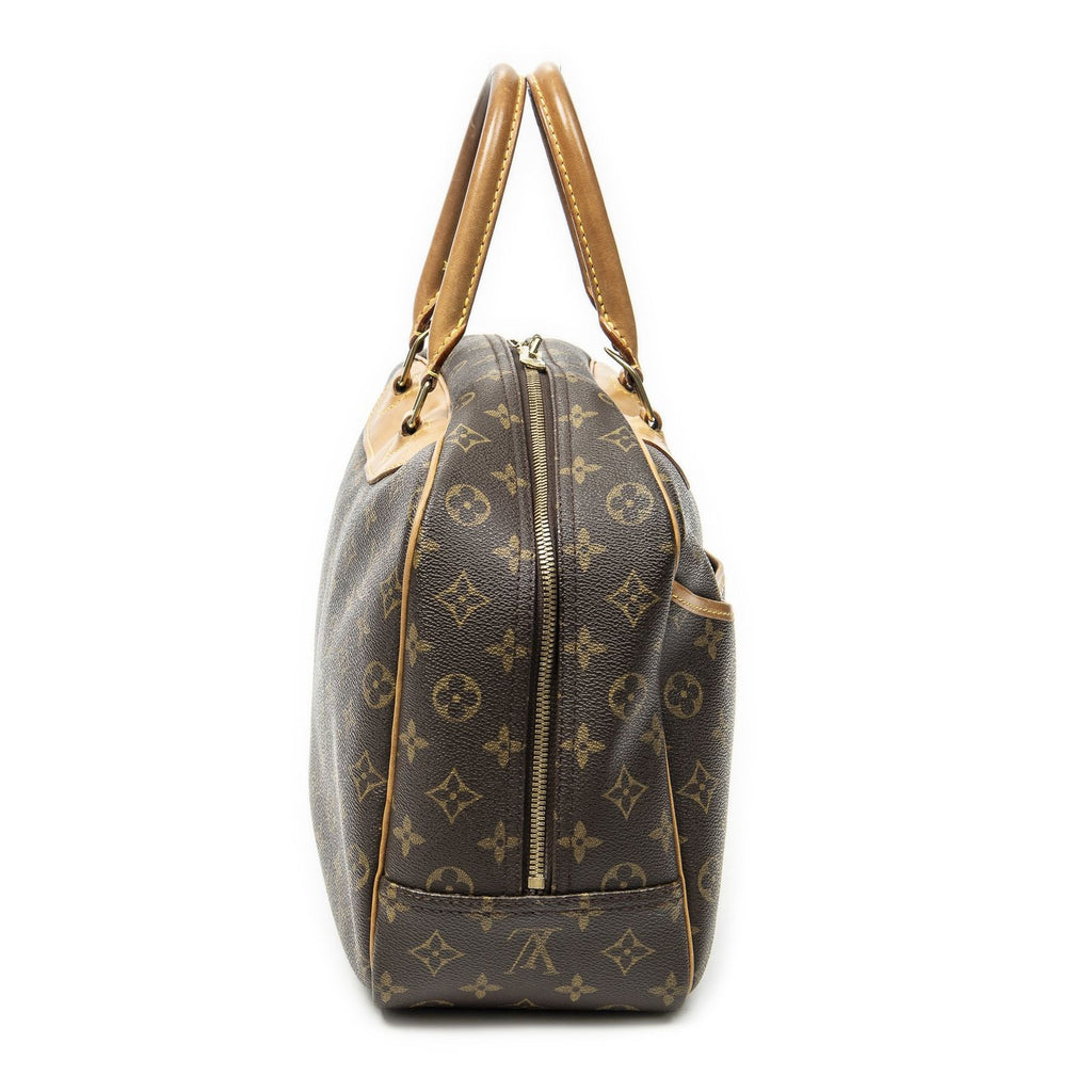 Louis Vuitton Deauville Brown Monogram Canvas Handbag — view 4
