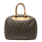 Louis Vuitton Deauville Brown Monogram Canvas Handbag — view 5