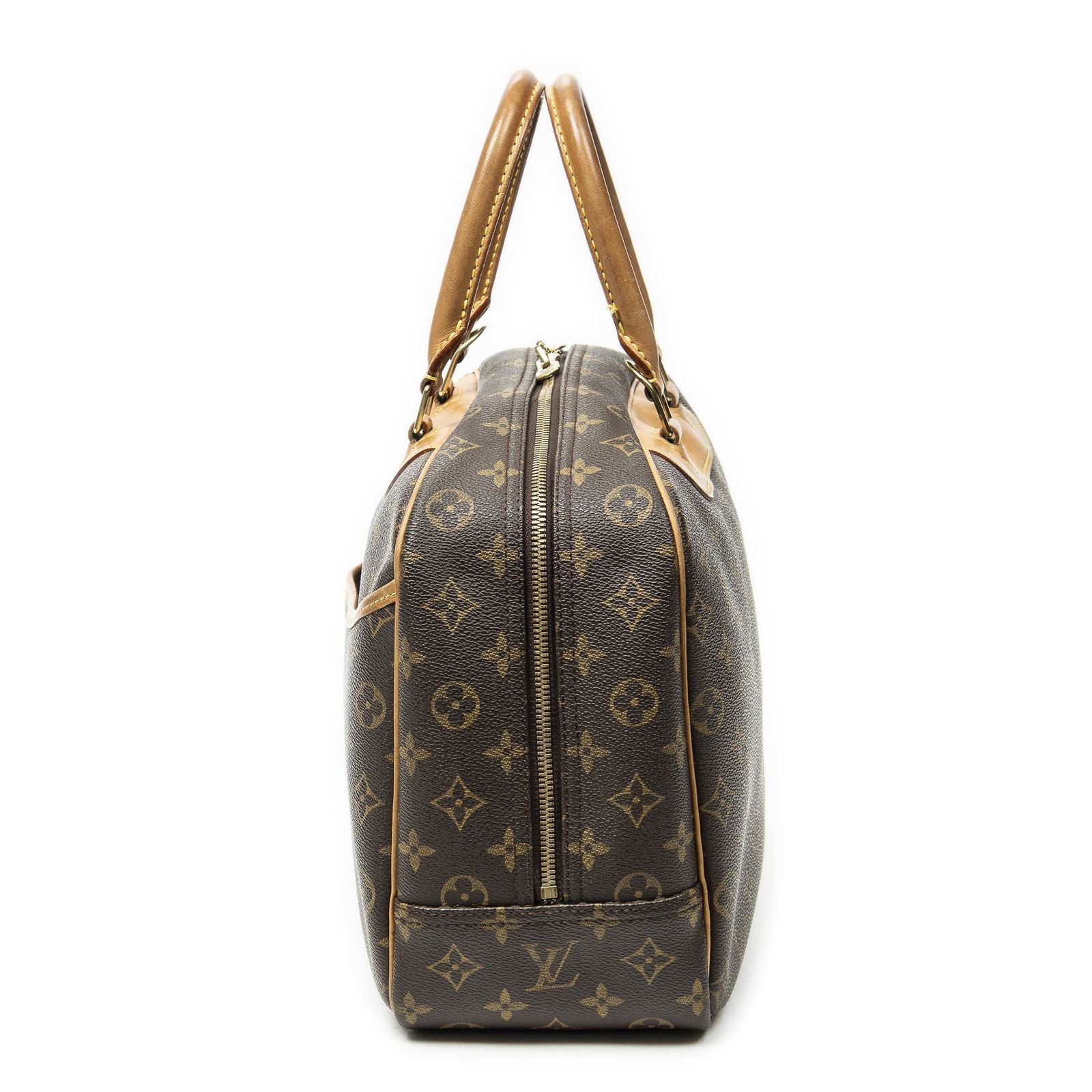 Louis Vuitton Deauville Brown Monogram Canvas Handbag — view 3