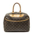 Louis Vuitton Deauville Brown Monogram Canvas Handbag