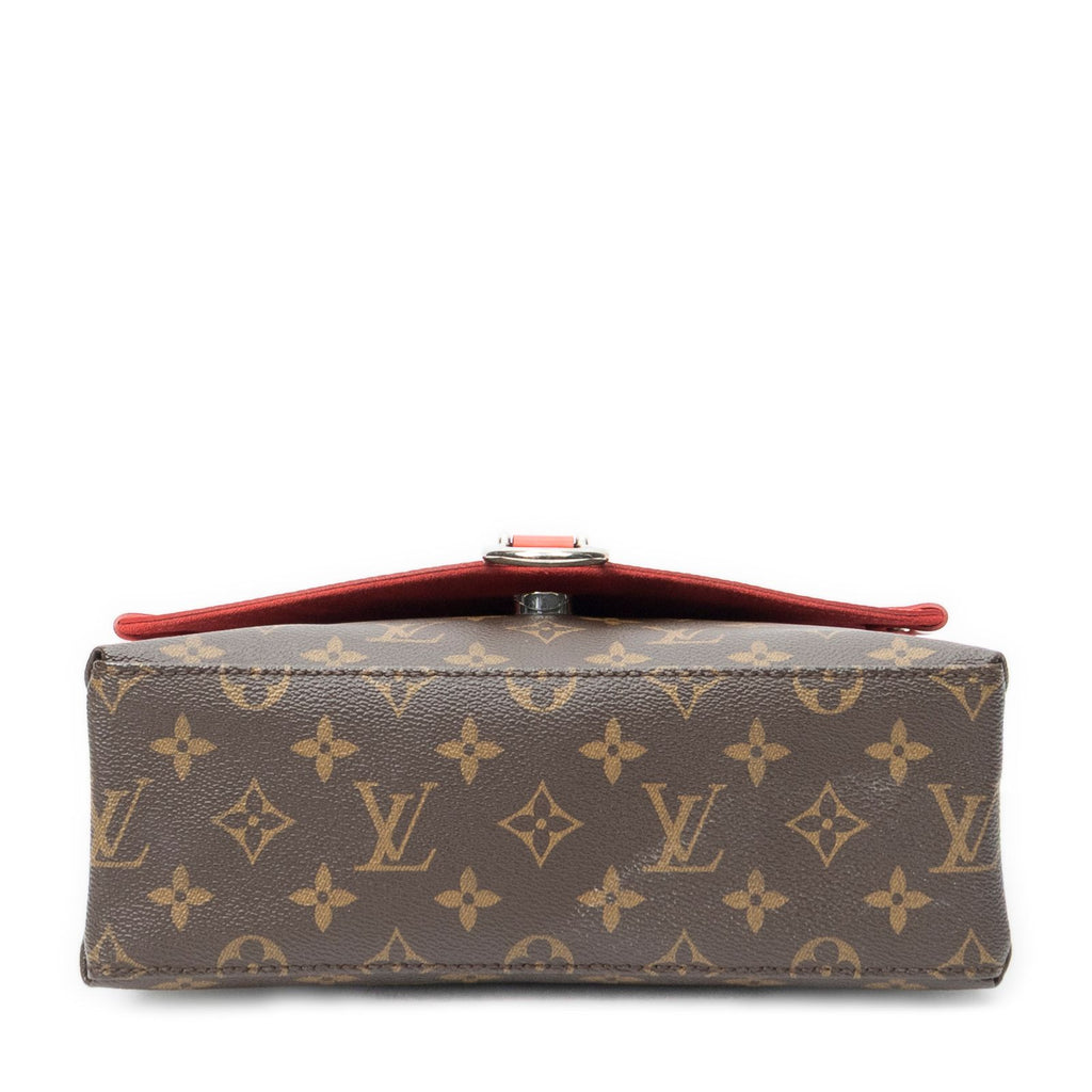 Louis Vuitton Saint Michel Brown Red Monogram Canvas Shoulder — view 6
