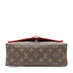 Louis Vuitton Saint Michel Brown Red Monogram Canvas Shoulder — view 6