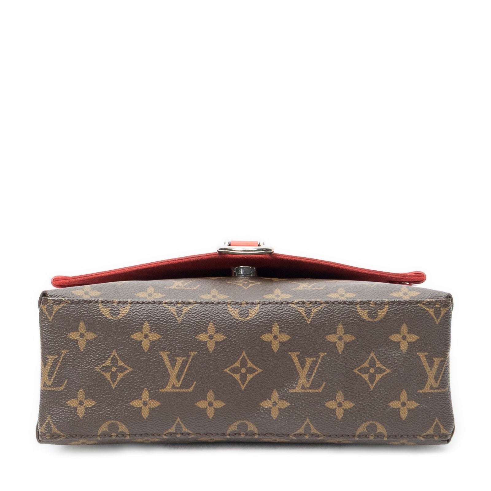 Louis Vuitton Saint Michel Brown Red Monogram Canvas Shoulder — view 6