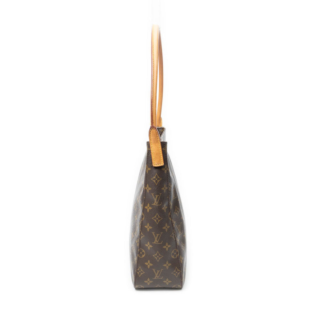 Louis Vuitton Looping Brown Monogram Canvas Shoulder — view 4