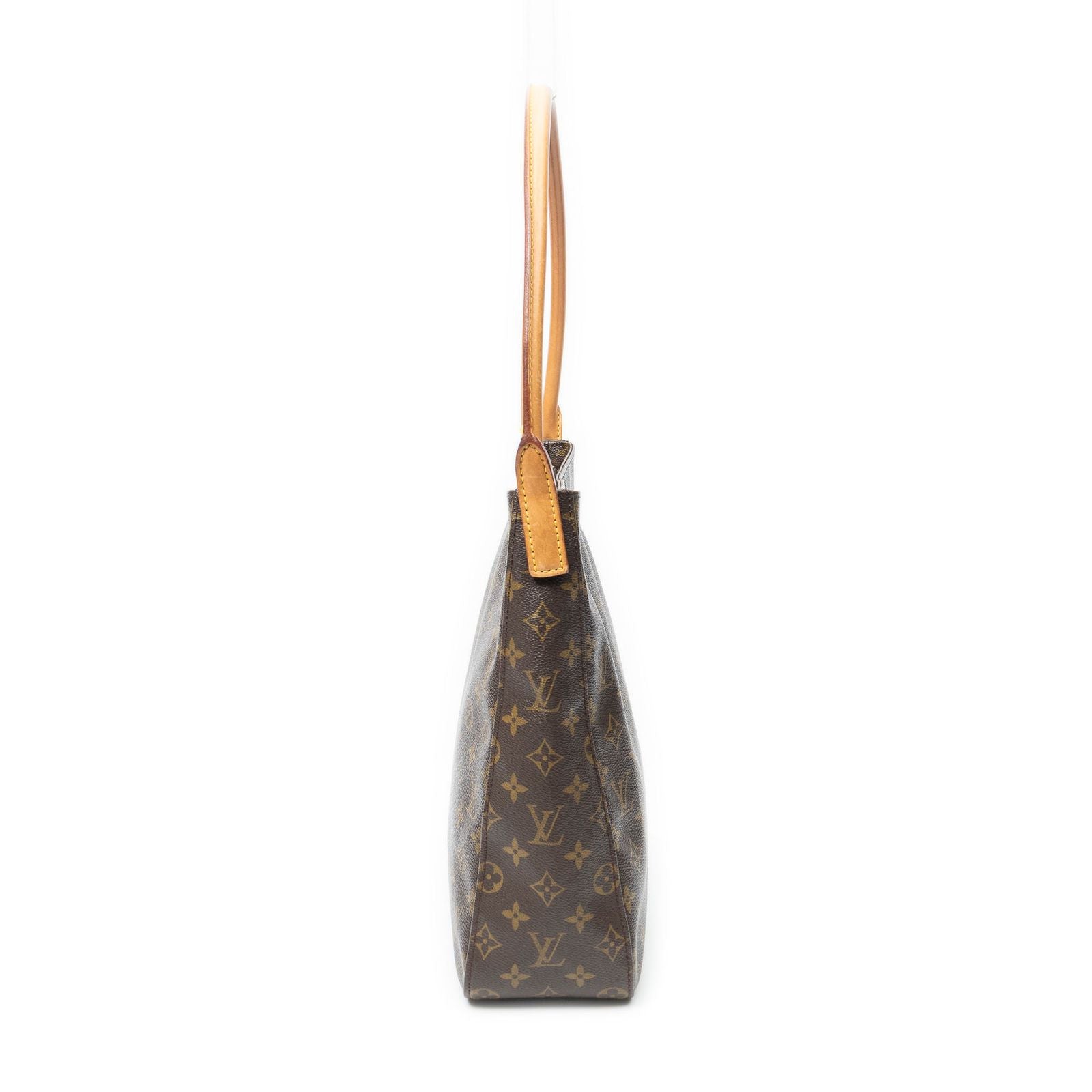 Louis Vuitton Looping Brown Monogram Canvas Shoulder — view 4