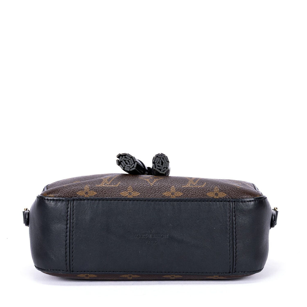 Louis Vuitton Saintonge Brown Black Monogram Canvas Shoulder — view 6