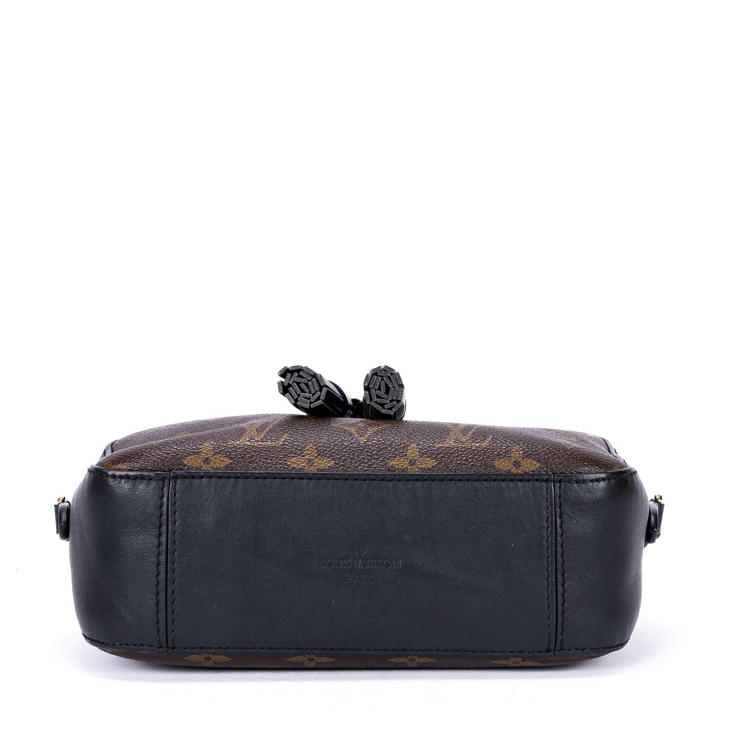 Louis Vuitton Saintonge Brown Black Monogram Canvas Shoulder — view 6