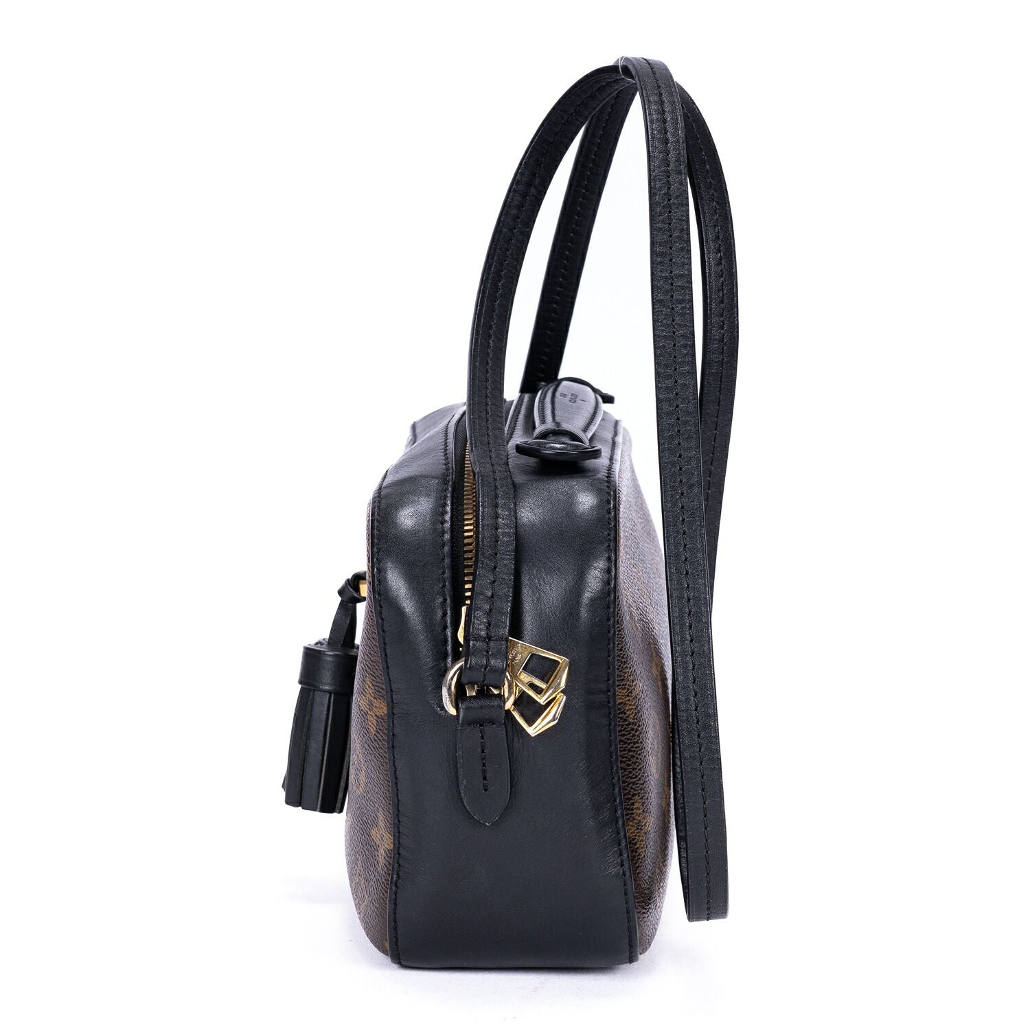Louis Vuitton Saintonge Brown Black Monogram Canvas Shoulder — view 3