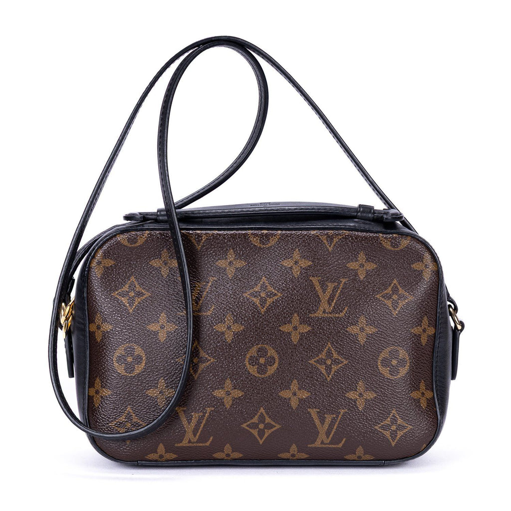 Louis Vuitton Saintonge Brown Black Monogram Canvas Shoulder — view 5