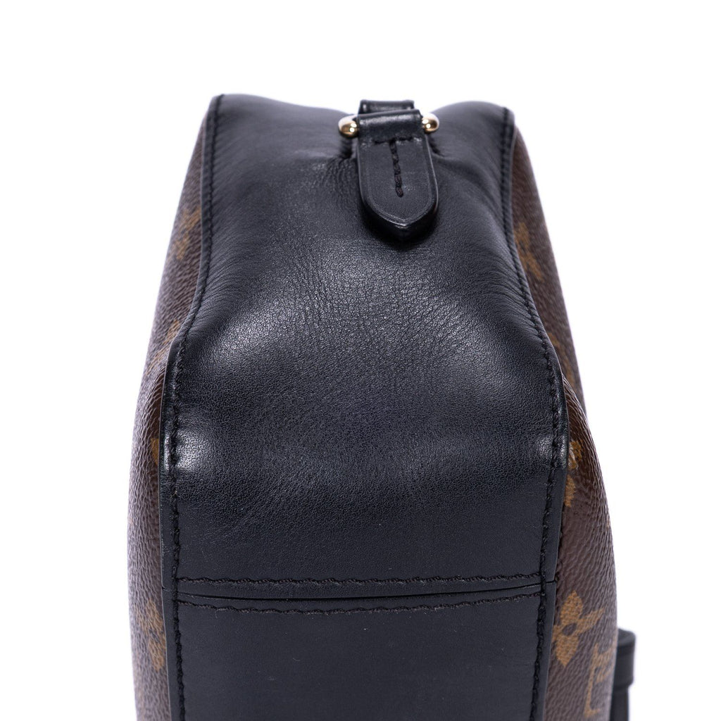 Louis Vuitton Saintonge Brown Black Monogram Canvas Shoulder — view 8