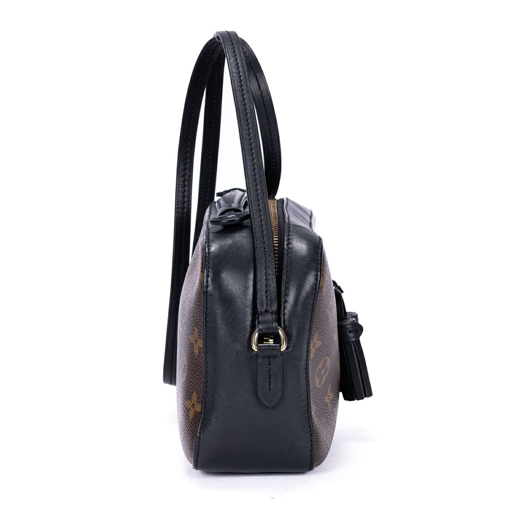 Louis Vuitton Saintonge Brown Black Monogram Canvas Shoulder — view 4