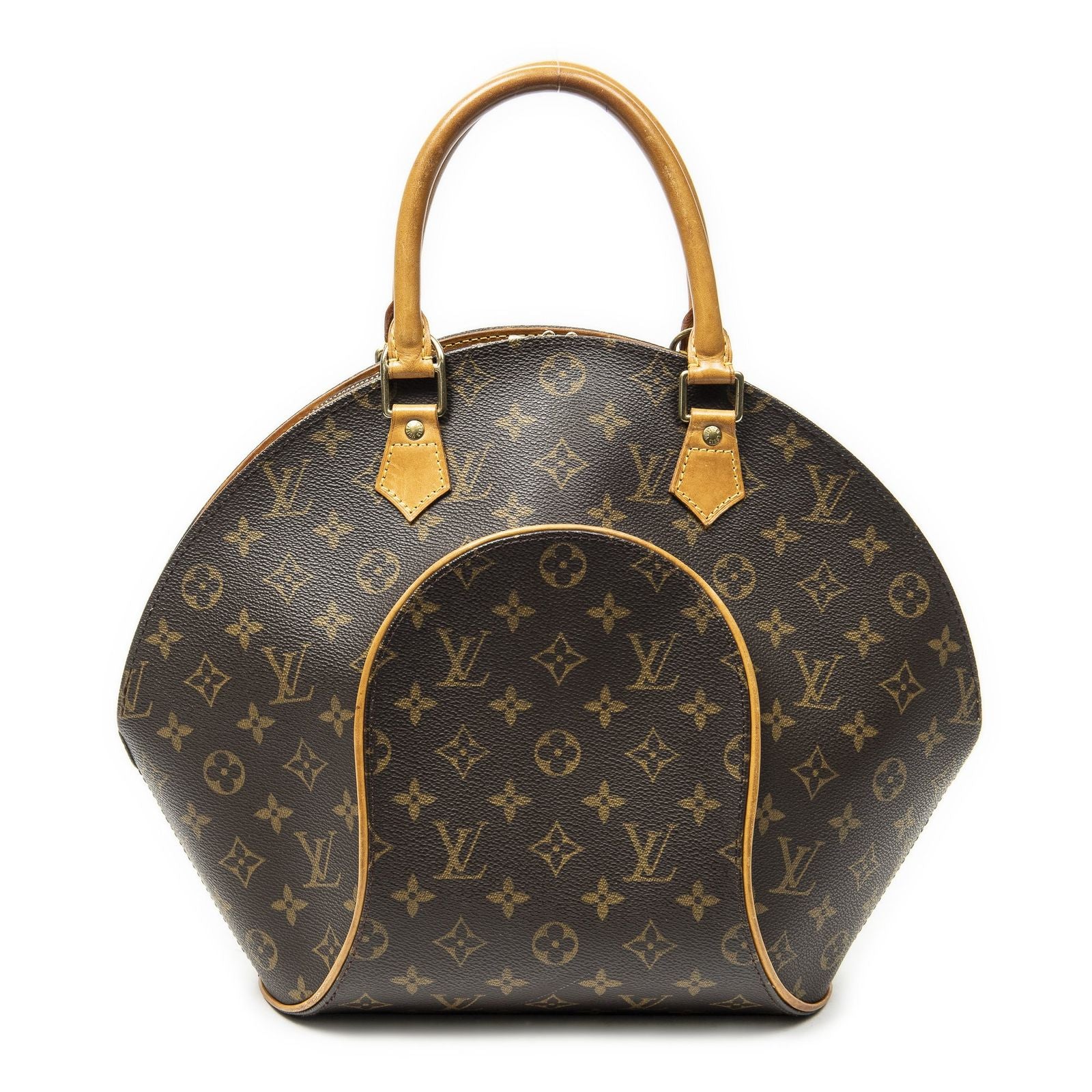 Louis Vuitton Ellipse Brown Monogram Canvas Handbag — view 5