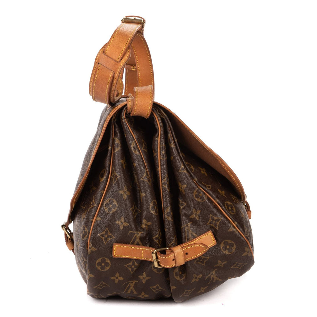 Louis Vuitton Saumur Brown Monogram Canvas — view 3